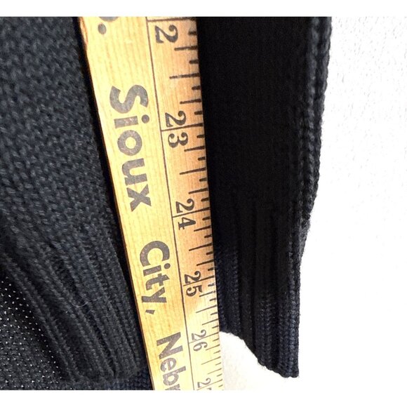 NWT Quacker Factory Apple Cottagecore Sweater Knit Pullover Black 1X Novelty - Picture 6 of 12